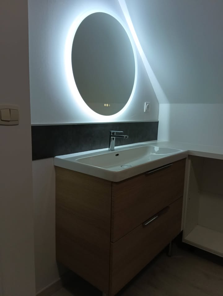Photo réelle — Salle de bains de 11 m² à Chécy à Chécy